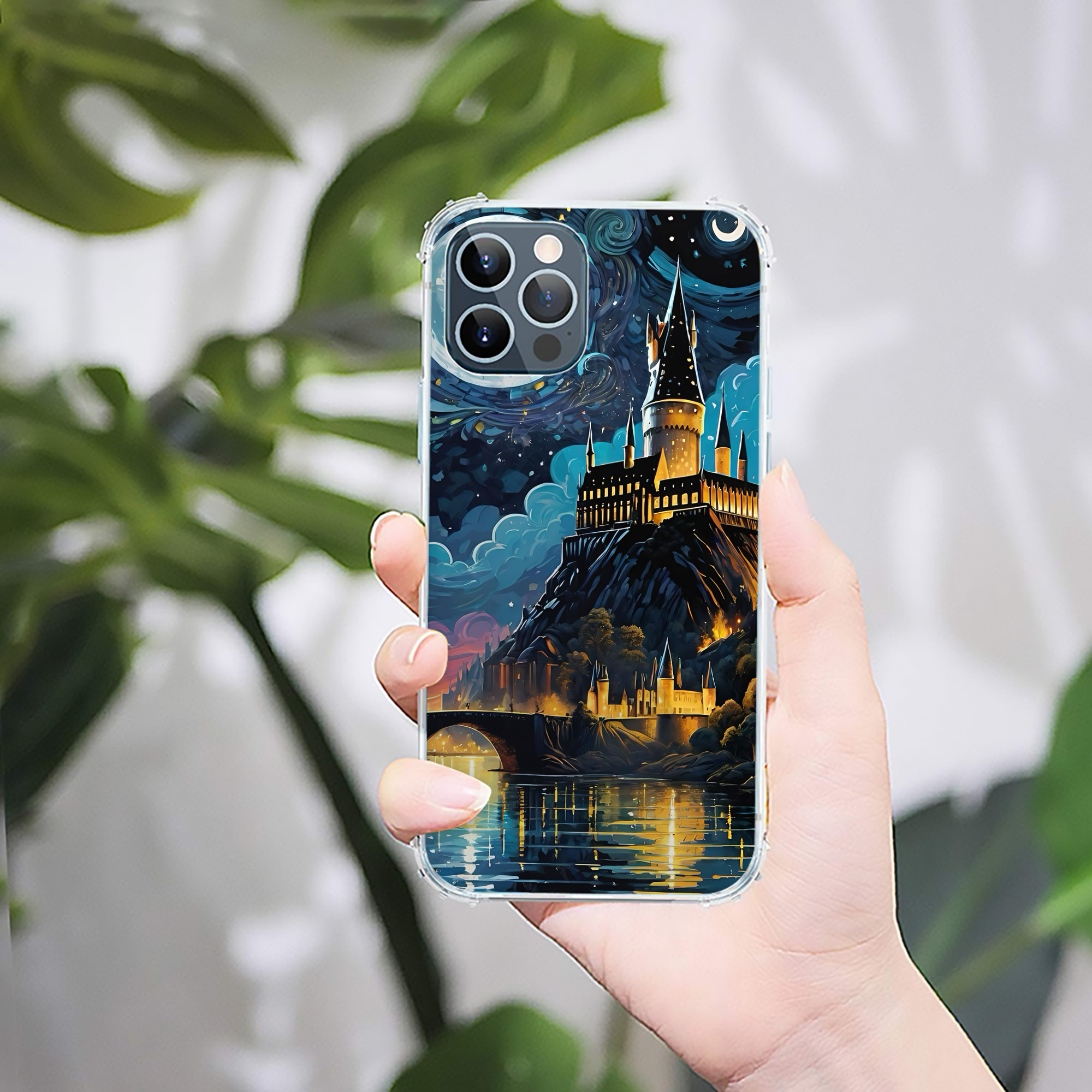 （画像用） Harry Potter ハリー・ポッターシリーズ 【iPhone 12シリーズ対応】透明スマホケース（クリアソフトケース）